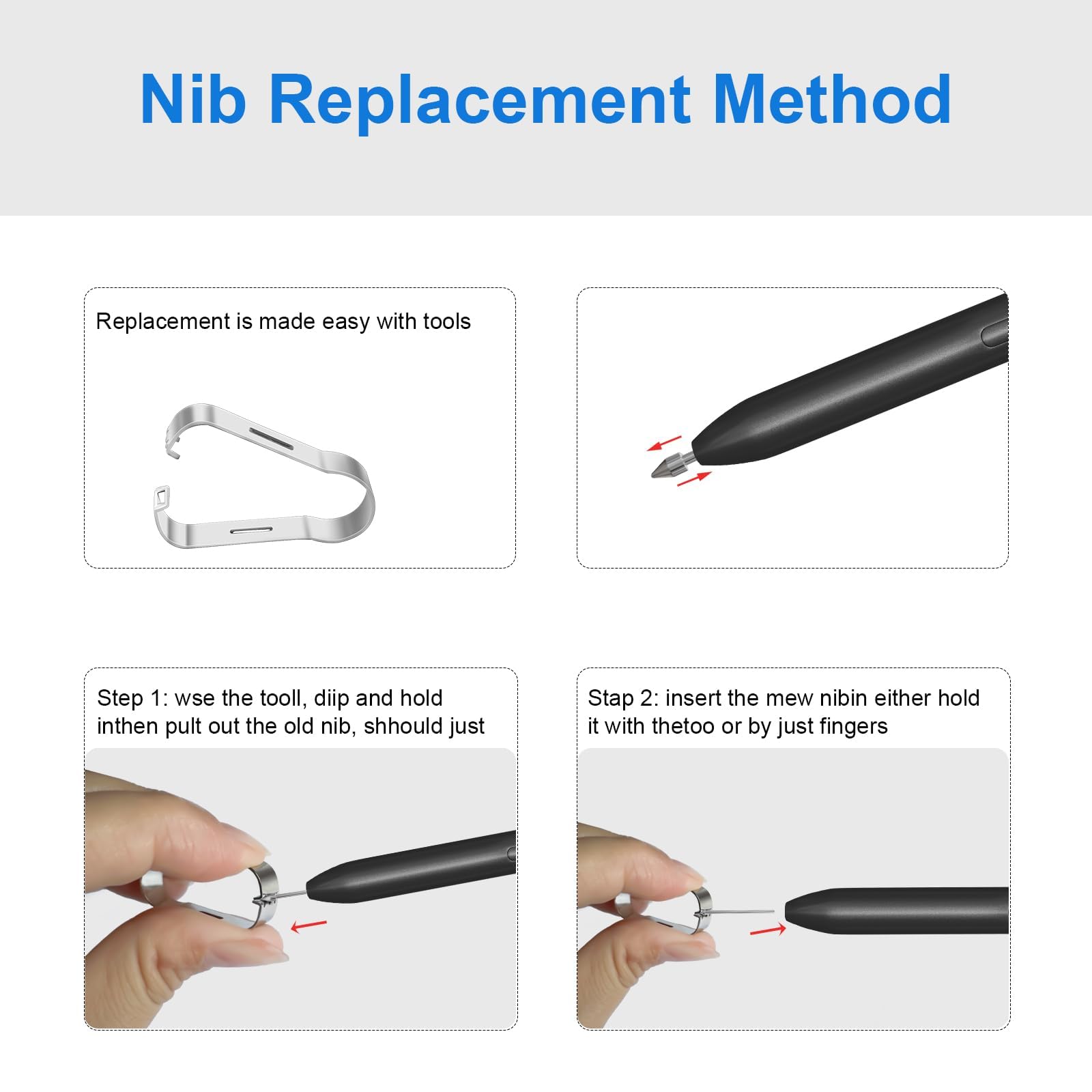 Amazon.co.jp: Kindle Scribeペン用交換ペン先12個、Premium Pen